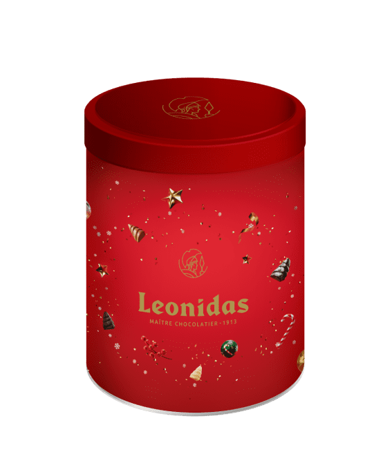CYLINDRE METAL 36 boules chocolat 420g
