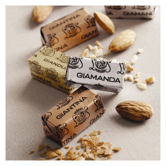 Ballotin TRIO GIANDUJA 48 chocolats 500g