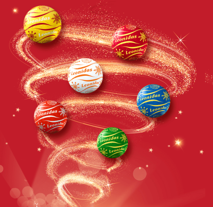 Ballotin BOULES DE NOEL CHOCOLAT 500g